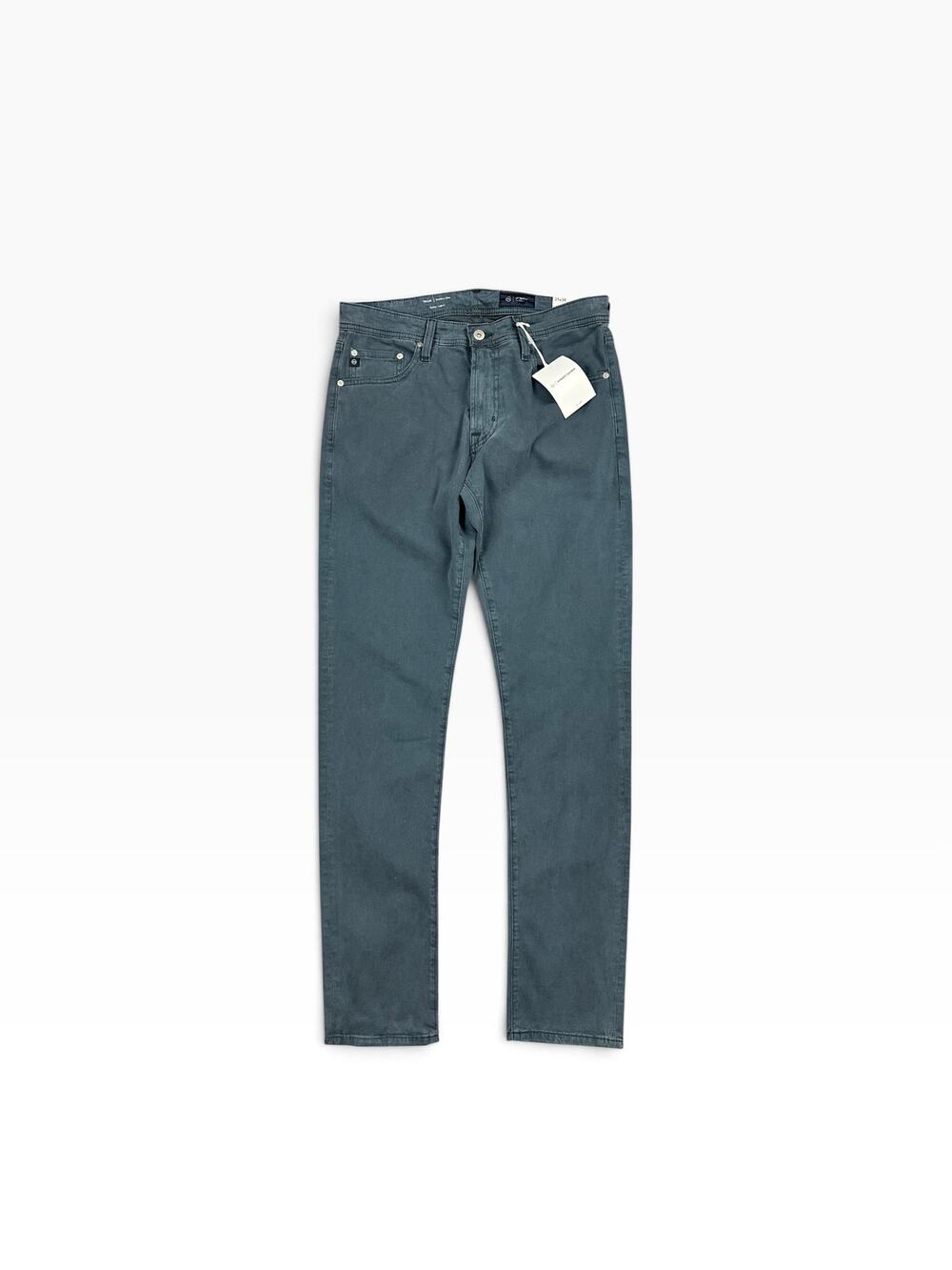 AG Jeans Tellis Modern Slim Sueded Sateen Chino Jeans Deep Woodland NWT — 31x34